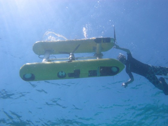AUV from underwater