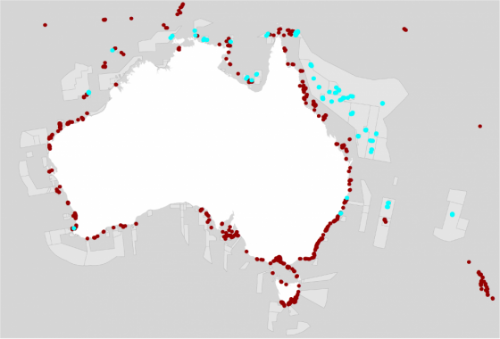 RLS survey sites