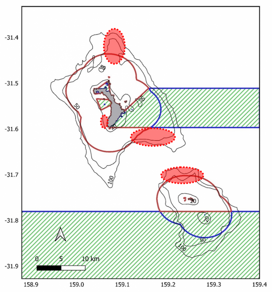 Hot Spot Areas LH Shark Presence