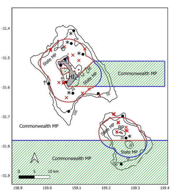 Map of Lord Howe MP