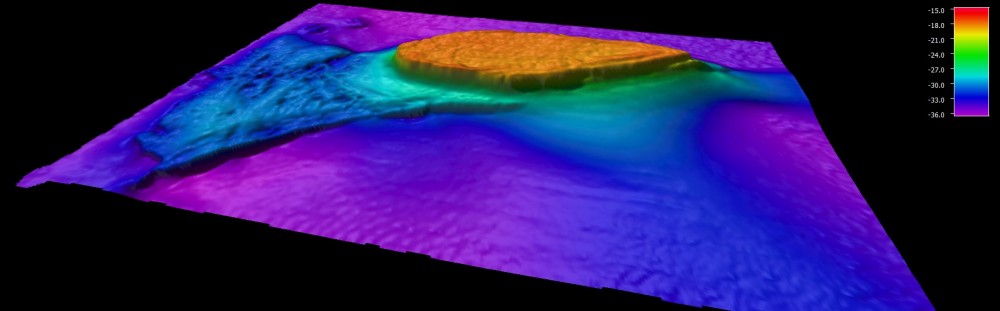 3D representation of Carpentaria Shoal