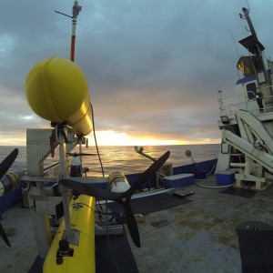 Challenger boat and AUV