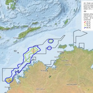 Habitat utilisation distributions of flatback turtles in the Kimberley marine region